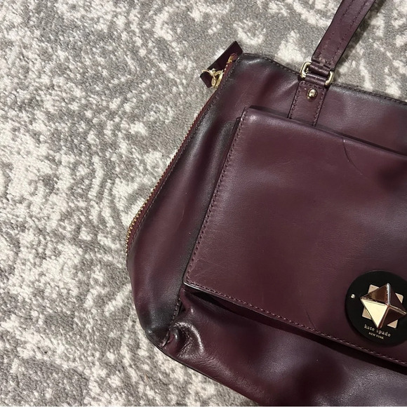 Kate Spade NY Mulled Wine Varick Street Purse - Picture 10 of 15